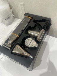 Тример для бороды носа и тела 9 в 1 DALING PROFESSIONAL HAIR CLIPPER универсальный триммер для стрижки волос, машинка для стрижки аккумуляторная, набор для стрижки, триммер для бритья с влагозащитой IPX6 фото от покупателей 3