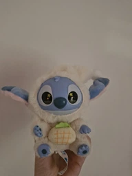 Детская мягкая игрушка сюрприз Лабубу Лило и Стич Labubu Lilo & Stitch плюшевая, брелок для ключей сумки портфеля для детей и взрослых 17 см