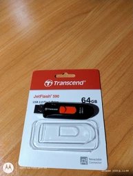 Флеш память USB Transcend JetFlash 590 64GB USB 2.0 Black (TS64GJF590K)
