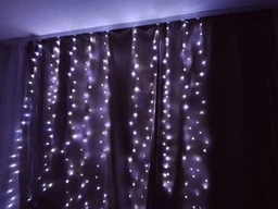 Гірлянда-Завіса Штора 3*3м 300LED USB c Пультом для Прикрас Вікон і Тераси, теплий білий фото от покупателей 10