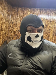 Балаклава с черепом из GHOST Гоуст Call of Duty (575483965--4) подшлемник головной убор Черный One Size