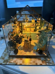 Конструктор 3D румбокс збірна модель квіткова оранжерея