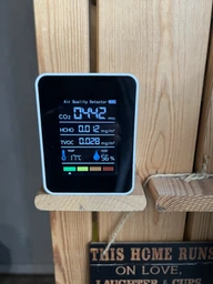 Портативный датчик качества воздуха CO2 (PG-L58) 5 в 1 черный фото от покупателей 1