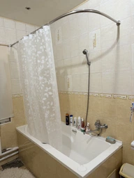 Карниз для ванної Комфорт Люкс кутовий 170×70