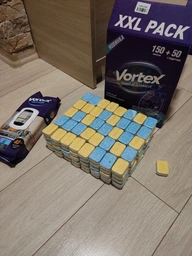 Таблетки для посудомийних машин Vortex All in 1 150 шт (4823071629828) фото від покупців 1