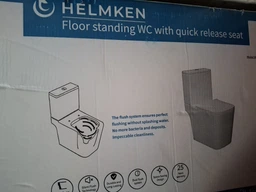 Унитаз-компакт Helmken 35900002 безободковый с сиденьем Soft Close дюропласт фото от покупателей 3