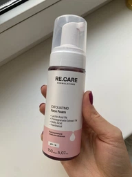 Відлущувальна пінка для обличчя Exfoliating Face foam RE.CARE 150 мл 4823109412316