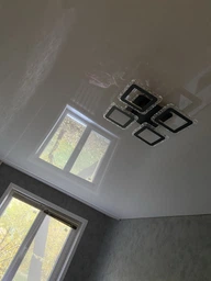 Управляемая светодиодная СМАРТ люстра ESLLSE ROOM ICE 70W 4S 385×385×75мм Черная с подсветкой RGB фото от покупателей 2