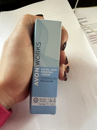 Крем для видалення волосся на обличчі Avon, депілятор з алое віра, Skin So Soft, Avon Works, 15 мл фото від покупців 1