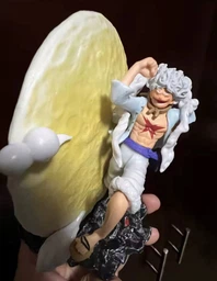 Коллекционная фигурка-аниме Луффи One Piece Gear 5 с подсветкой, PVC статуэтка-ночник 14 см в подарочной коробке — модель для коллекционеров и фанатов фото от покупателей 2
