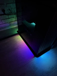 Підставка з підсвіткою RGB для системного блоку Чорна.