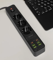 Мережевий фільтр Proove Power Strip P-03 (3 розетки + 4 USB + 2 Type-C) 2 м (396830001) фото від покупців 2
