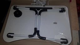 Столик для ноутбука M&T Displays з вентилятором та світильником 60 х 40 см (6040 FTU) Чорний фото від покупців 1