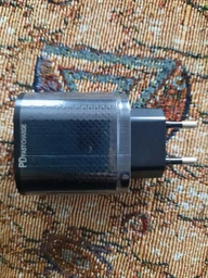 Сетевое зарядное устройство для телефона QC3.0/PD3.0 20W 1xUSB + Type-C быстрая зарядка смартфона USLION UC6991 (BK-384) Black