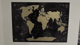 Черная скретч карта мира My Map Perfect world Black edition ENG 88х63см в тубусе