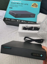 Джерело безперебійного живлення для роутерів Marsriva KP7 Pro DC UPS 11xDC+USB+Gigabit PoE 9-12V 100W 24000Ah 76,8Wh LiFePO4 Black фото від покупців 8