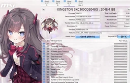 Накопичувач SSD M.2 2280 2TB Kingston (SKC3000D/2048G)