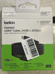 Кабель Belkin Connect USB 4 240W + 20 Gbps 2 м Black (INZ004BT2MBK) фото от покупателей 2