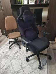 Геймерське ігрове крісло GamePro GC900DB Size XL Fabric Dark Blue фото від покупців 13