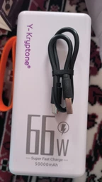УМБ Y-Kryptone GT-52 LED Light 50000 mAh QC3.0 22.5W 66W Super Fast Charge Black фото від покупців 3
