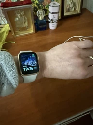 Силиконовый ремешок Sport Band для Apple Watch 41mm | 40mm | 38mm Starlight S/M фото от покупателей 1