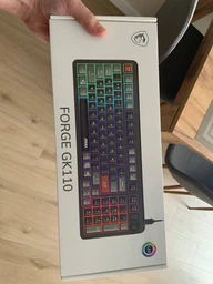 Клавіатура дротова MSI Forge GK110 USB Black фото від покупців 12