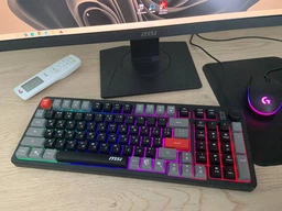Клавіатура дротова MSI Forge GK110 USB Black фото від покупців 10