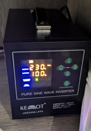 Джерело безперебійного живлення KEMOT PROsinus-500-LFP4 (ДБЖ) Kemot 300/500W 12v (Чорний) URZ3404-LFP4 (LiFePo4) фото від покупців 1