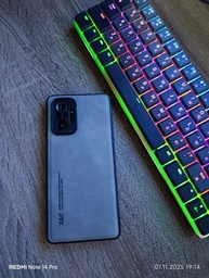 Шкіряний чохол XnE Xiaomi Redmi Note 10 Pro з металевою вставкою Grey (34274-33)