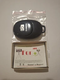 Bluetooth пульт для селфи для телефону Android і IOS Bluetooth Remote Чорний