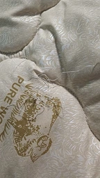 Ковдри з натуральної вовни Pure wool тканина мікрофібра Premium полуторна 150х210 см. фото від покупців 4