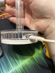 Настільна LED лампа Кристал кришталева Crystal Table Lamp на акумуляторі з сенсорним керуванням та регулюванням яскравості 25 см, 3 кольори