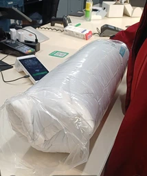 Подушка для сна Sleepingg Антиаллергенное волокно 50х70 Белая стеганый чехол (4820227283200) фото от покупателей 2