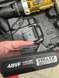 Шуруповерт акумуляторний дриль шурупокрут потужний VOLLYX + набір інструментів і біт + 2 аккумулятори 21V в кейсі фото від покупців 1
