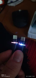 Кабель Essager Colorful LED USB-A x USB Type C 3 A 1 м Чорний (EXCT-XCD01) фото від покупців 6