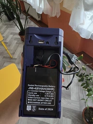Ліхтар переносний світлодіодний з повербанком Almina DL-2424 24 LED, 30000 mAh, вбудований акумулятор для дому, для дачі, для походу, для відпочинку, для туризму, для кемпінгу, для полювання, для рибалки
