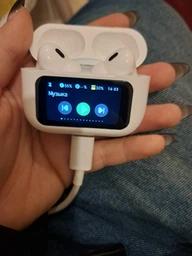 Бездротові вакуумні блютуз навушники Lexego Air 9 Pro 2 для IOS та Android із сенсорним екраном та шумопоглинанням ANC Bluetooth White A9Pro5-W фото від покупців 5