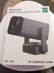 Проєктор RZTK 4K Cinema Pro 250 Android HDMI фото від покупців 9