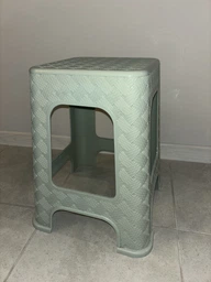 Табурет пластиковый LUX R-plastic металлик