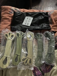 Петли для подтягиваний набор 5шт U-powex резиновые петли military, резинки для фитнеса + мешочек для хранения фото от покупателей 10