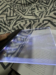 Световая панель для чтения книг. Книжная светодиодная лампа плоская фото от покупателей 4