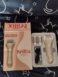 Электрическая пилка электро пемза Brillix mod 2.0 для пяток и ног электропемза аккумуляторная роликовая шлифовальная машинка аппарат терка с функцией самоочищения и аккумулятором фото от покупателей 4
