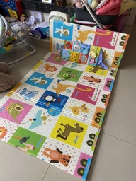 Термоковрик для детей 2*1,8*8 термо коврик детский складной развивающий двухсторонний игровой для ползания сумка в подарок детские термоковрики фото от покупателей 11