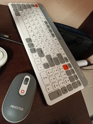Комплект Maxxter KMS-WCM-03G-UA Wireless Gray/White (KMS-WCM-03G-UA)
