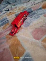 Трейлер Мак Cars Тачки. Автовоз Маквіна. Вантажівка транспортер Cars Lightning McQueen Mack Truck