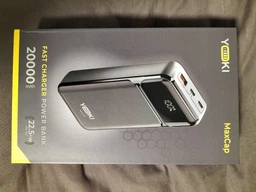 Повербанк 10000 mAh 22.5W powerbank Yoki MaxCap с LED-дисплеем и быстрой зарядкой PD/QC с кабелем Type-C портативная батарея павербанк для телефона apple айфона iphone самсунг samsung роутера планшета универсальный портативный пауэрбанк фото от покупателей 9
