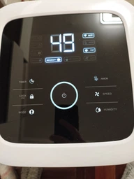 Осушувач повітря Evoair FlexyDry 12 Smart, продуктивність 12 л/24 год, датчик вологості, функція іонізації, сушіння білизни, резервуар 2,2 л, Smart управління