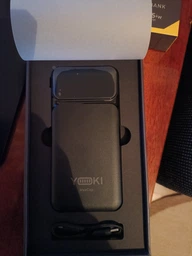Повербанк 10000 mAh 22.5W powerbank Yoki MaxCap с LED-дисплеем и быстрой зарядкой PD/QC с кабелем Type-C портативная батарея павербанк для телефона apple айфона iphone самсунг samsung роутера планшета универсальный портативный пауэрбанк фото от покупателей 6