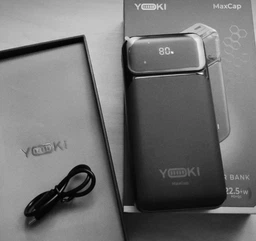 Повербанк 10000 mAh 22.5W powerbank Yoki MaxCap с LED-дисплеем и быстрой зарядкой PD/QC с кабелем Type-C портативная батарея павербанк для телефона apple айфона iphone самсунг samsung роутера планшета универсальный портативный пауэрбанк фото от покупателей 1
