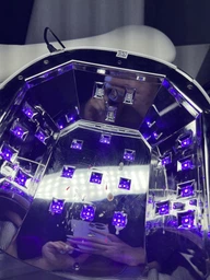 Професійна дзеркальна LED+UV лампа для манікюру та нарощування нігтів ELIS-UV PRO ONE біла
